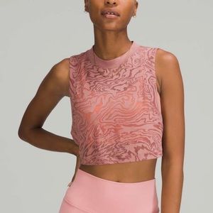 Lululemon All Yours Crop Tank Top *Veil in Spiced Chai